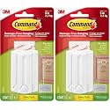 Command Wire-Back Picture Hangers, Indoor Use, 3-Hangers, 6-Strips, Decorate Damage-Free (Pack of 2)