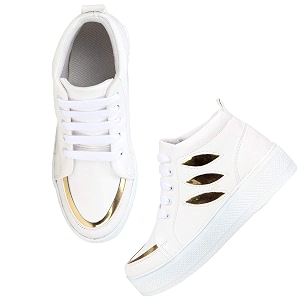 Commander Stylish High Ankle Sneakers for Girls
