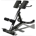 ComMax Roman Chair Back Hyperextension Bench Adjustable Back Exercise Machine Home Gym Workout Equipment for Abs and Glute