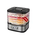 Commercial Chef Food Dehydrator, 5 BPA-Free 10” x 9.25” Trays, CHD200S