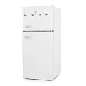 Commercial Cool 4.5 Cu. Ft. Refrigerator with Freezer, Vintage Style, Retro Fridge with 2 Slide-Out Glass Shelves, 6-Can Dispenser, Interior Light, R600a Refrigerant, CCRRD45HW,White