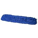 Commercial Dust Mop Replacement Head – 36 x 5 in. Cotton Nylon Reusable Mop Head – Industrial Dust Mop Refill for Floor Cleaning &amp; Janitorial Supplies, Blue