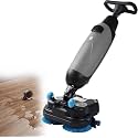 Commercial Floor Scrubber Machine, Ultra-Compact & Portable Cordless Design, for Home, Office & Small Commercial Spaces, Tile & Sealed Floors Grey