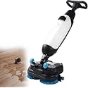 Commercial Floor Scrubber Machine, Ultra-Compact &amp; Portable Cordless Design, for Home, Office &amp; Small Commercial Spaces, Tile &amp; Sealed Floors White