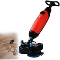 Commercial Floor Scrubber Machine, Ultra-Compact &amp; Portable Cordless Design, for Home, Office &amp; Small Commercial Spaces, Tile &amp; Sealed Floors Red
