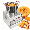 Commercial Food Processor, Electric Vegetable Chopper Machine 1500 RPM, Stainless Steel Vegetable Processor Meat Grinder Food Processor Chopper (5L)