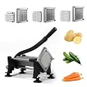 Commercial French Fry Cutter,Heavy Duty Potato Slicer with Suction Feet