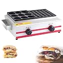 Commercial Gas Egg Burger Machine,Griddle Egg Burger Machine,9/18/34kong, Rapid Heating, Temperature Controllable,For Home Cafes Bakery 34