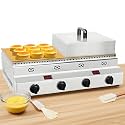 Commercial Gas Griddle, Pancake Maker, Souffle Maker, Dorayaki Baker, Muffin Making Machine, with Copper Heating Plate, for Home Kitchen Restaurant Bakery Snack Bar B