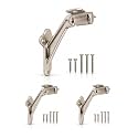 Commercial Grade Handrail Bracket Wall Mounted Satin Nickel, 3 Pack | HOWTOOL
