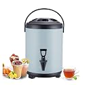 Commercial-Grade Stainless Steel Water Dispenser 6L 8L 10L 12L - Insulated Beverage Urn with Faucet for Office Coffee Service, Catering Events, Hotels &amp; Home Use