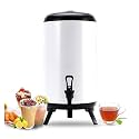 Commercial-Grade Stainless Steel Water Dispenser 6L 8L 10L 12L - Insulated Beverage Urn with Faucet for Office Coffee Service, Catering Events, Hotels &amp; Home Use