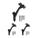 Commercial Handrail Bracket Wall Mounted Oil Rubbed Bronze Black, 3 Pack | HOWTOOL