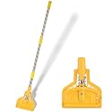 Commercial Heavy Duty Mop Stick 61 Inch Mop Handle with Adjustable Stainless Steel Handle Industrial Floor Cleaner Mop Stick Replacement Wet palo de trapeador (1 Pack)