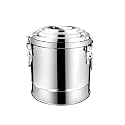 Commercial Hot Water Dispenser, 12-60L Insulated Stainless Steel Water Urn with Faucet, Portable Heat Retention Barrel for Coffee, Tea, Milk Tea, Office, Cafe, Events