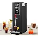 Commercial Hot Water Dispenser - Electric Water Boiler &amp; Warmer with Adjustable 86-212°F Temperature Control - Step-Heating Countertop Hot Water Machine in Black