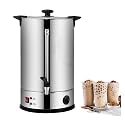 Commercial Hot Water Urn Dispenser, 8-45L Stainless Steel Electric Tea Urn with Tap, Insulated Beverage Server for Coffee, Tea, Milk - Office, Restaurant, Cafe Use