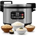 TK Commercial Rice Cooker 64 Cup - Multi-Grain, Brown Rice & More, 7h Warm