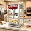 Commercial Popcorn Machine With 20 OZ Kettle, Tabletop Style, Red