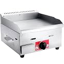 Commercial Stainless Steel Griddle,Nonstick Hot Plate for BBQ,for Countertop Cooking, Adjustable Temperature 50-300℃