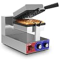 Commercial Waffle Maker- Filp Square Waffle Maker w/Non-stick Baking Pan and 550℉ Heating, 1200W Rotating Waffle Iron for 1.2" Thick, Stainless Steel Round Waffle Machine for Restaurant