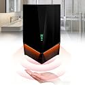Commercial Wall Mounted Electric Hand Dryers, Household Hotel Commercial Hand Dryer 1500W Electric Automatic Induction Hands Drying Device Heavy Duty Electric Wall Hand Dryer(Black)