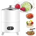 Commercial Yogurt Fermentation Machine,Automatic Yogurt Maker, Digital Yoghurt Machine with LED Display, 25-80°c Temperature Control,Time Control,for Home Use White-8L