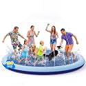 COMMOUDS Splash Pad for Kids and Dogs, Thickened Kiddie Sprinkler Pool