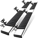 COMNOVA 6 Inches Running Boards Compatible with 2009-2018 Dodge Ram 1500 Crew Cab(Including 2019-2024 Classic), 2010-2026 Ram 2500 3500, Stainless Steel Side Steps.