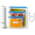 Compact Handheld Vacuum Sealer for Food with 30 Reusable Bags