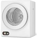 Elevon Portable Clothes Dryer, Compact Electric Dryer Compact Laundry 120V Stainless Steel Inner Tub, Electric Machine for Small Space, Apartments, hostels, RVs Portable Dryer, 1.5 Cubic Feet