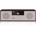 Compact System Micro HiFi System, CD Stereo System, 40 Watts RMS Music System with CD Player, FM Radio, Bluetooth, AUX-in, Headphone Output, DSP Tech, Clear Sounds and Rich Bass Sound,Golden