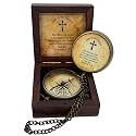 Compass with Stamped Wooden Case