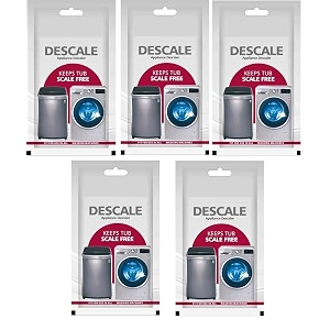 compatiable for lg ifb samsung bosch washing machine front load and top loadlg sacal-g-o washing machines cleaning powder descaling powder drum cleaner 100 gram pack of 5