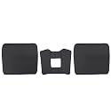Compatible with 2022-2024 Lexus NX Seat Back Kick Protection NX250 NX350 NX450H Children's Rear Seat Cushion Additional Storage Bag Waterproof, Scratch and Scratch Protection Set, 3-piece Black