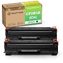 Compatible 83A CF283A Toner Cartridge Replacement for HP 83A CF283A use for HP Laserjet pro MFP M127fw M127fn M125nw M201dw M201n M225dn M225dw M125a Printer 1500 Pages Black 2 Packs