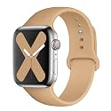 Saucyi Compatible with Apple Watch Band 41mm 40mm 38mm 49mm 45mm 44mm 42mm,Soft Silicone Sport Band Replacement Strap with Classic Clasp for iWatch Series 8 7 6 5 4 3 2 1 SE