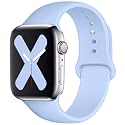 Saucyi Compatible with Apple Watch Band 41mm 40mm 38mm 49mm 45mm 44mm 42mm,Soft Silicone Sport Band Replacement Strap with Classic Clasp for iWatch Series 8 7 6 5 4 3 2 1 SE