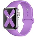Saucyi Compatible with Apple Watch Band 41mm 40mm 38mm 49mm 45mm 44mm 42mm,Soft Silicone Sport Band Replacement Strap with Classic Clasp for iWatch Series 8 7 6 5 4 3 2 1 SE