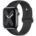 Saucyi Compatible with Apple Watch Band 41mm 40mm 38mm 49mm 45mm 44mm 42mm,Soft Silicone Sport Band Replacement Strap with Classic Clasp for iWatch Series 8 7 6 5 4 3 2 1 SE