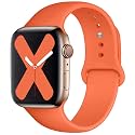 Saucyi Compatible with Apple Watch Band 41mm 40mm 38mm 49mm 45mm 44mm 42mm,Soft Silicone Sport Band Replacement Strap with Classic Clasp for iWatch Series 8 7 6 5 4 3 2 1 SE