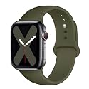 Saucyi Compatible with Apple Watch Band 41mm 40mm 38mm 49mm 45mm 44mm 42mm,Soft Silicone Sport Band Replacement Strap with Classic Clasp for iWatch Series 8 7 6 5 4 3 2 1 SE
