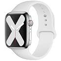 Saucyi Compatible with Apple Watch Band 41mm 40mm 38mm 49mm 45mm 44mm 42mm,Soft Silicone Sport Band Replacement Strap with Classic Clasp for iWatch Series 8 7 6 5 4 3 2 1 SE