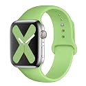 Saucyi Compatible with Apple Watch Band 41mm 40mm 38mm 49mm 45mm 44mm 42mm,Soft Silicone Sport Band Replacement Strap with Classic Clasp for iWatch Series 8 7 6 5 4 3 2 1 SE
