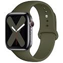 Saucyi Compatible with Apple Watch Band 41mm 40mm 38mm 49mm 45mm 44mm 42mm,Soft Silicone Sport Band Replacement Strap with Classic Clasp for iWatch Series 8 7 6 5 4 3 2 1 SE