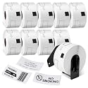 Compatible with Brother DK-1208 Die-Cut Large Address Label for QL Printer