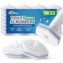 Compatible with Clorox Toilet Wand – Disposable Toilet Brush Head Refills (32 Count), Wand Not Included