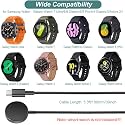 Compatible with Galaxy Watch 3 / Active 2 / Active Charger, Replacement Charging Cradle Dock Cable for Samsung Galaxy Watch 3 / Active 2 / Active Smart Watch