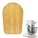 Compatible with Kitchen aid 4.5-5 Qt Bamboo Mixer Slider - Appliance Slider for Tilt Head Kitchen aid Stand Mixer Artisan, Countertop Storage Mover Sliding Tray Accessories Attachments