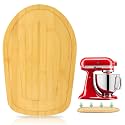 Compatible with Kitchen aid 4.5-5 Qt Bamboo Mixer Slider - Appliance Slider for Tilt Head Kitchen aid Stand Mixer Artisan, Countertop Storage Mover Sliding Tray Accessories Attachments - Natural